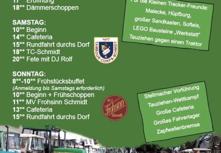 Trecker-Treff in Schmidt Trecker-Treff in Schmidt
