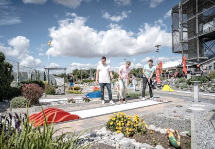 Minigolf am Indemann, © Dennis Stratmann | Kreis Düren Minigolf am Indemann, © Dennis Stratmann | Kreis Düren