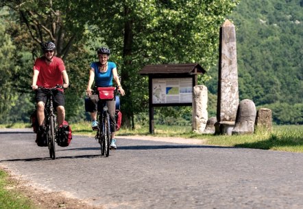 Radfahrer Via Belgica, © Unbekannt Radfahrer Via Belgica, © Unbekannt