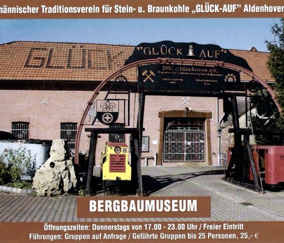 Eingangsbereich, © Bergbaumuseum Aldenhoven Eingangsbereich, © Bergbaumuseum Aldenhoven