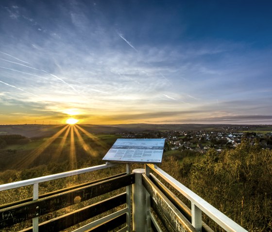 Coucher de soleil sur la tour Krawutschketurm, © Andy Holz Coucher de soleil sur la tour Krawutschketurm, © Andy Holz