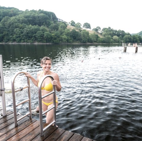 Cool off in the Einruhr natural adventure pool, © Eifel Tourismus GmbH, D. Ketz Cool off in the Einruhr natural adventure pool, © Eifel Tourismus GmbH, D. Ketz
