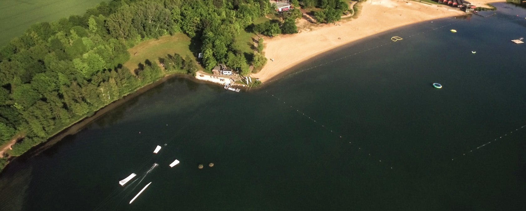 Badesee Düren - Luftbild Badesee Düren - Luftbild