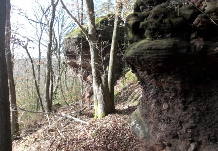 Buntsandsteinfelsen, © Eifel heimisch Buntsandsteinfelsen, © Eifel heimisch