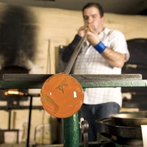 Pipe en verre, © Glashütte Monschau Pipe en verre, © Glashütte Monschau