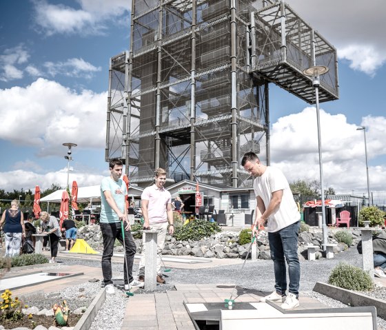 Minigolf am Indemann, © Dennis Stratmann | Kreis Düren Minigolf am Indemann, © Dennis Stratmann | Kreis Düren