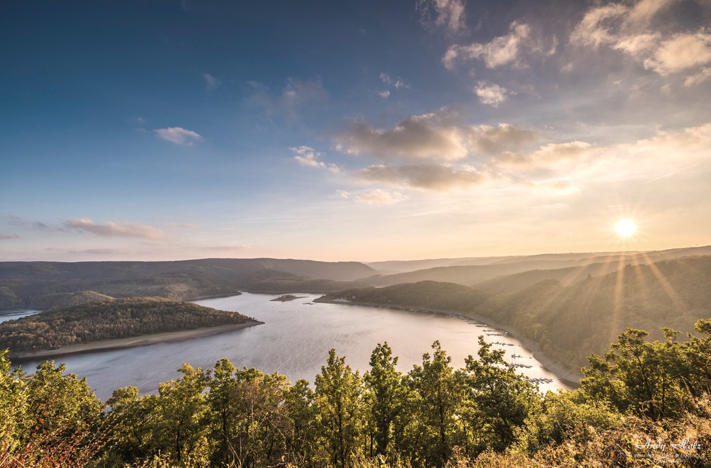 Rursee Sonnenaufgang Rursee Sonnenaufgang