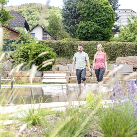 Verfrissing in de watertuin, © Eifel Tourismus GmbH, AR-shapefruit AG Verfrissing in de watertuin, © Eifel Tourismus GmbH, AR-shapefruit AG