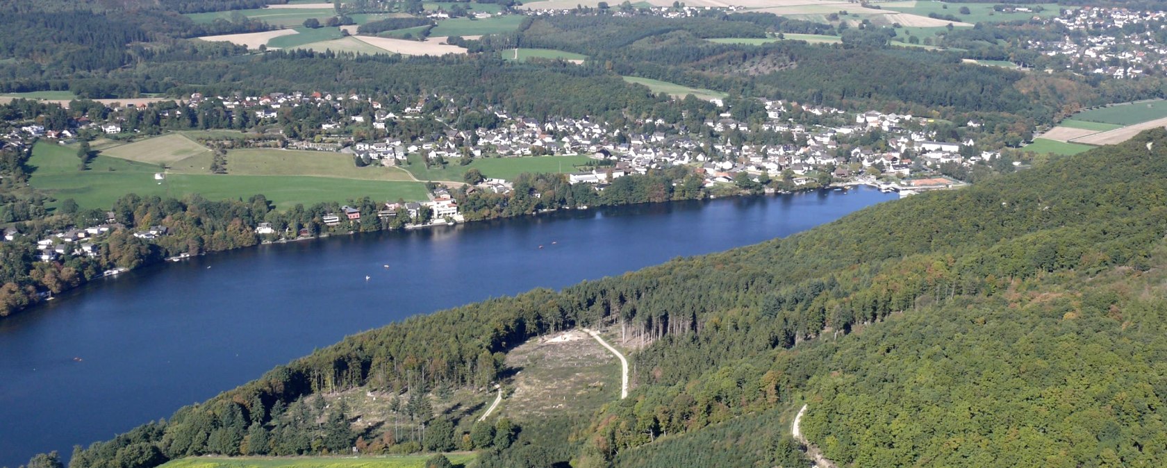 Staubecken Obermaubach, © Rureifel-Tourismus e.V. Staubecken Obermaubach, © Rureifel-Tourismus e.V.