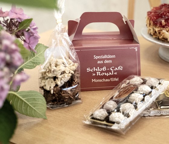 Spezialitäten aus dem Schloss Café, © Achim Pröpper Spezialitäten aus dem Schloss Café, © Achim Pröpper