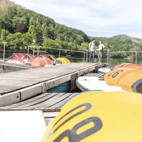 Tretbootverleih Staubecken Heimbach, © Eifel-Tourismus GmbH, AR, shapefruit AG Tretbootverleih Staubecken Heimbach, © Eifel-Tourismus GmbH, AR, shapefruit AG