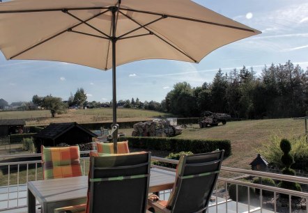 Terrasse mit Blick in den Garten, © Rureifel Tourismus e.V. Terrasse mit Blick in den Garten, © Rureifel Tourismus e.V.