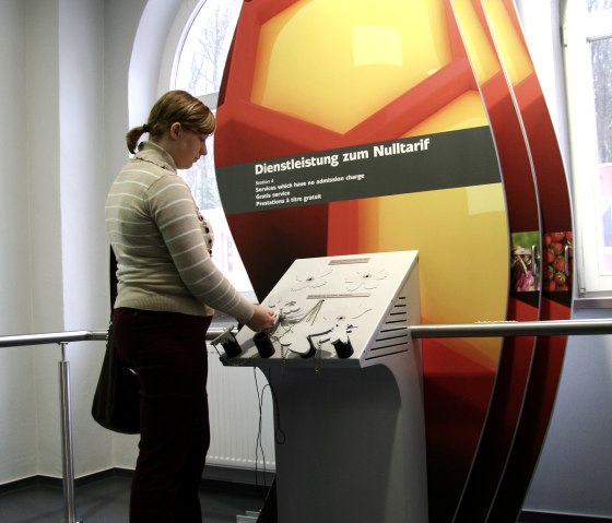 Porte du parc national de Nideggen, © Priske Porte du parc national de Nideggen, © Priske