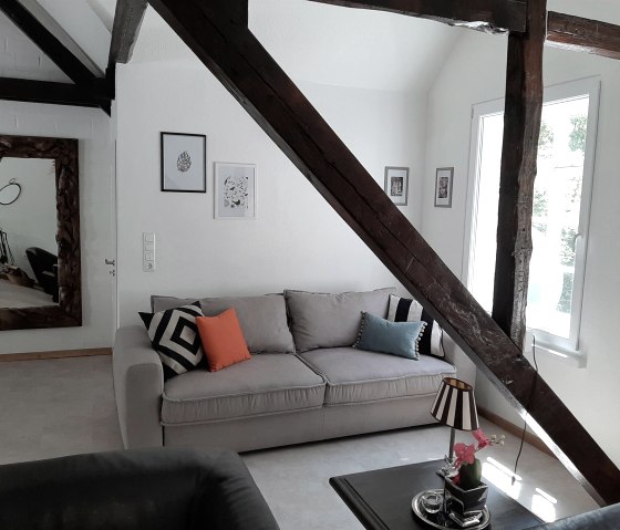 Wasserkraftwerk 2 Schlafsofa im Wohnzimmer Wasserkraftwerk 2 Schlafsofa im Wohnzimmer