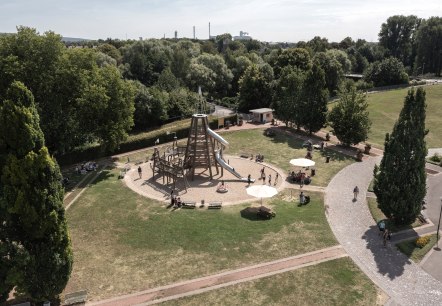 Spielplatz im Brückenkopf-Park, © Tobias Vollmer | Eifel Tourismus GmbH Spielplatz im Brückenkopf-Park, © Tobias Vollmer | Eifel Tourismus GmbH