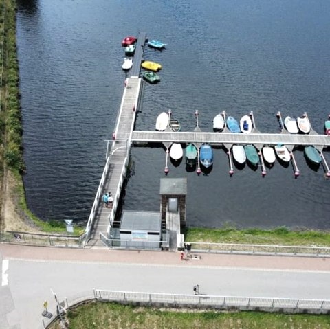 Tretbootverleihn Staubecken Obermaubach, © Tim's Beach Zülpich GmbH Tretbootverleihn Staubecken Obermaubach, © Tim's Beach Zülpich GmbH
