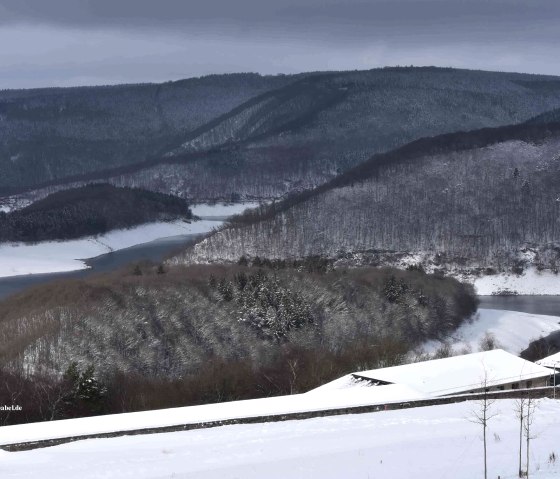 Der Rursee im Winter Der Rursee im Winter