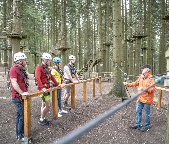 Beginn mit einer Einweisung, © Kreis Düren-Dennis Stratmann Beginn mit einer Einweisung, © Kreis Düren-Dennis Stratmann