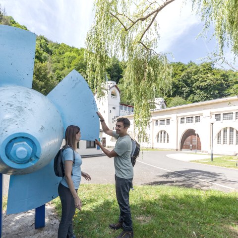 Beeindruckende Technik am Jugendstilkraftwerk, © Eifel-Tourismus GmbH, AR, shapefruit AG Beeindruckende Technik am Jugendstilkraftwerk, © Eifel-Tourismus GmbH, AR, shapefruit AG