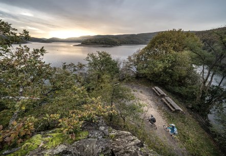 Radfahren am Rursee, © Dennis Stratmann | Grünmetropole e.V. Radfahren am Rursee, © Dennis Stratmann | Grünmetropole e.V.