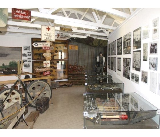 Ein Blick in das Museum, © Museum Hürtgenwald 1944 und im Frieden Ein Blick in das Museum, © Museum Hürtgenwald 1944 und im Frieden
