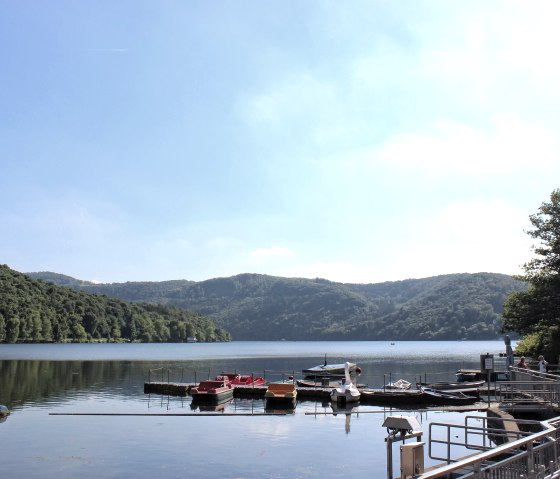 Vue sur le bassin de retenue, © Rureifel Tourismus e.V.