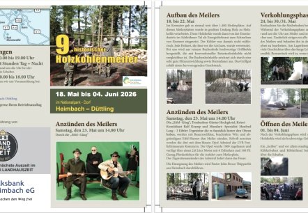 Flyer 9. historischer Holzkohlemeiler, &copy; Gerd Linden