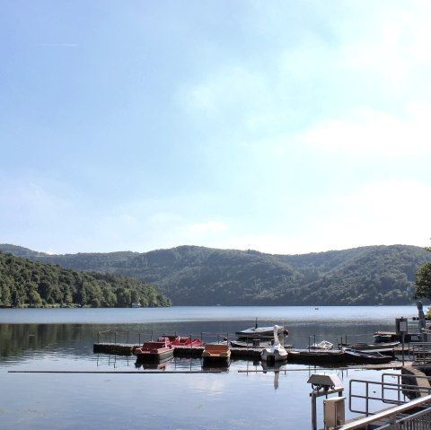 Vue sur le bassin de retenue, © Rureifel Tourismus e.V.