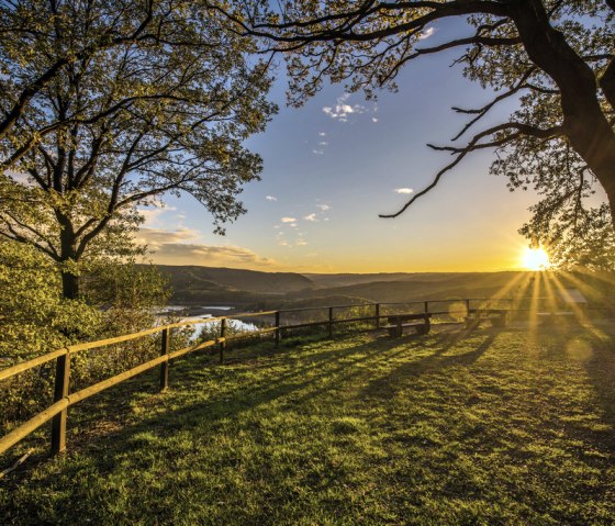 Belle vue sur le lac de la Roer depuis Nideggen-Schmidt, © Andy Holz | Kreis Düren
