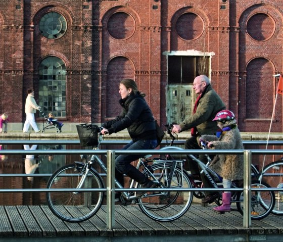 Fahrradfaher am Energeticon, &copy; Gr&uuml;nmetropole e.V.