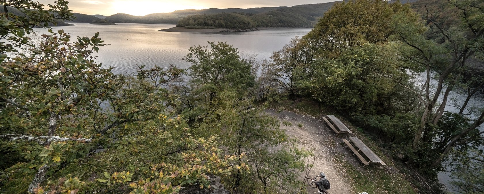 De Rursee in de Eifel, © Dennis Stratmann | Grünmetropole e.V.