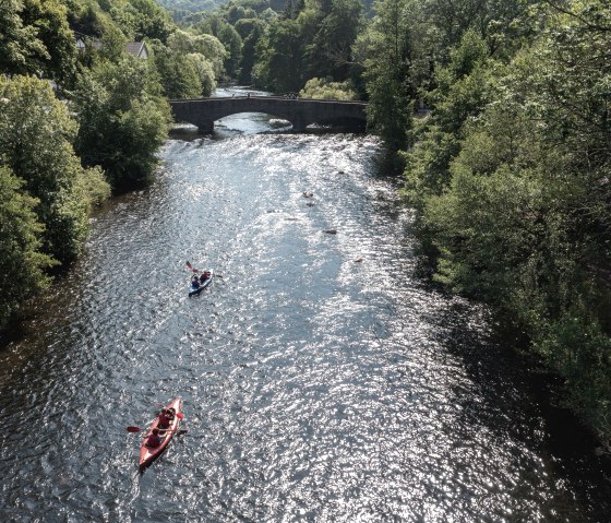 Canoë sur la Roer à Heimbach, © Eifel Tourismus GmbH_Tobias Vollmer