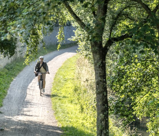 Radfahrer auf dem Bahntrassenradweg, &copy; St&auml;dteRegion Aachen