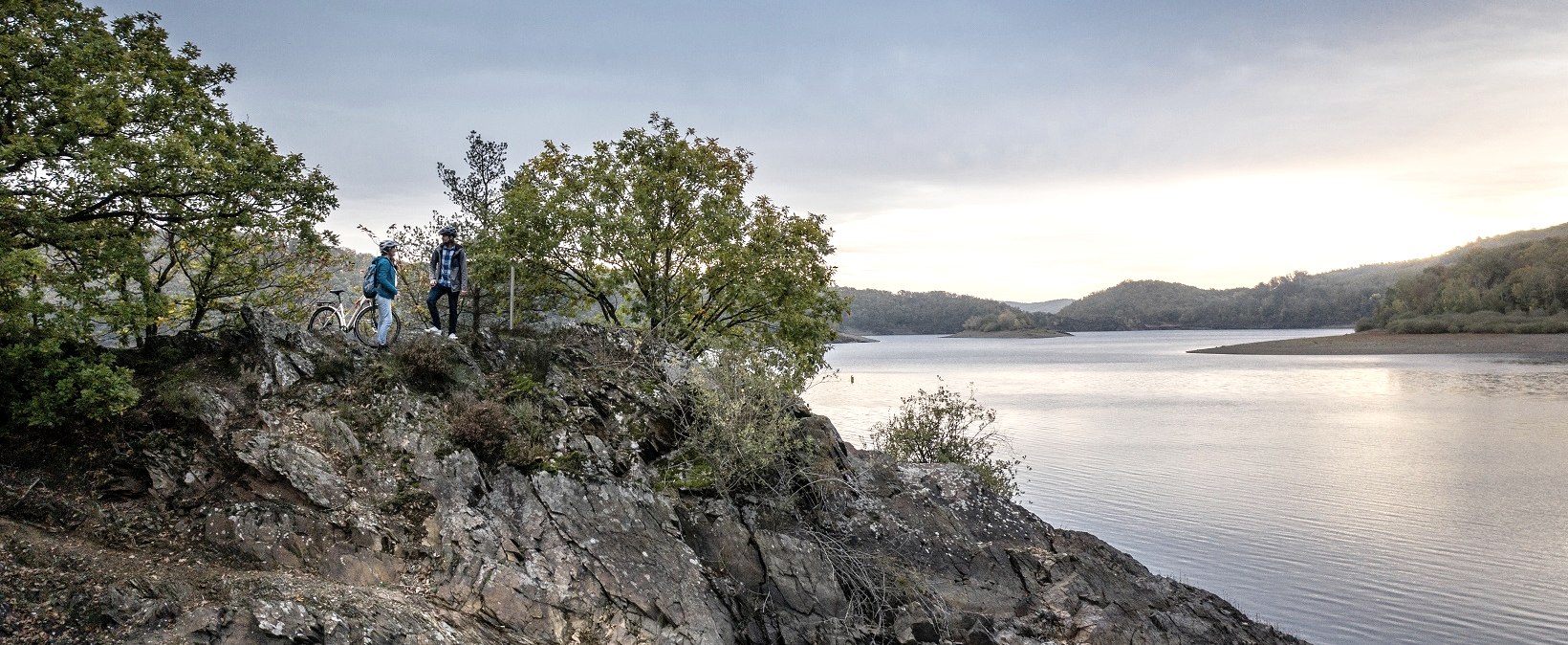 Radfahren am Rursee, &copy; Dennis Stratmann | Gr&uuml;nmetropole e.V.