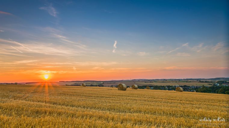 Sonnenuntergang bei Vlatten