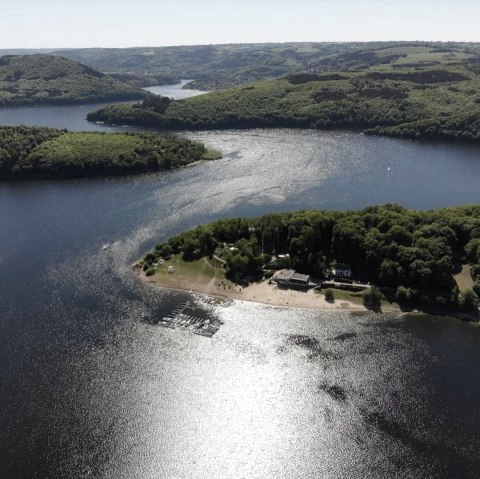 Vue aérienne du Beach Club, © Beach Club Eifel