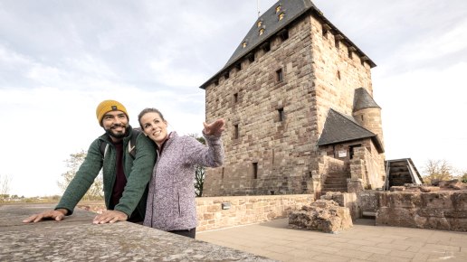 Op kasteel Nideggen, © Eifel Tourismus GmbH, Dominik Ketz