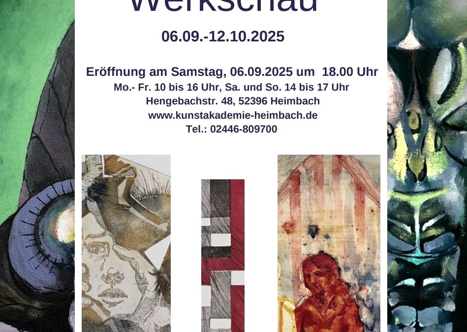 Werkschau, © Intern. Kunstakademie