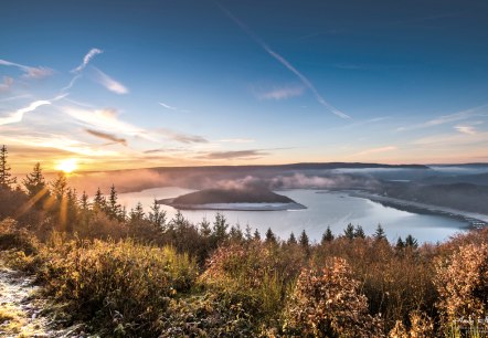 Rurseeblick bei Sonnenuntergang, &copy; Andy Holz