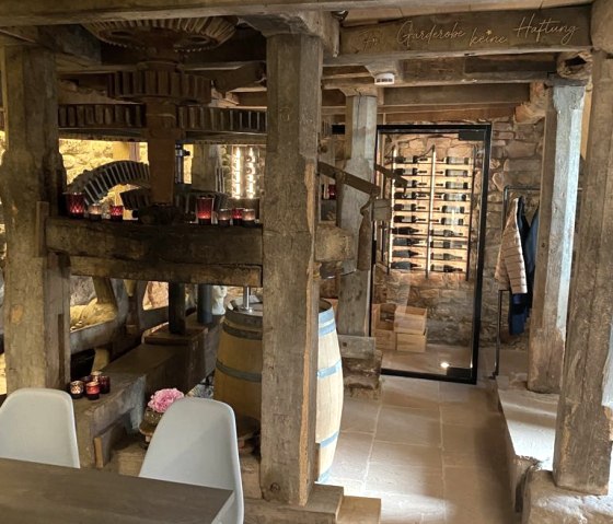 Moderne Garderobe, &copy; Lauterbachs M&uuml;hlenrestaurant MahlundWerk