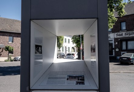 Blick auf das LVR-KULTURHAUS Landsynagoge Titz-Rödingen, © Dennis Stratmann | Kreis Düren