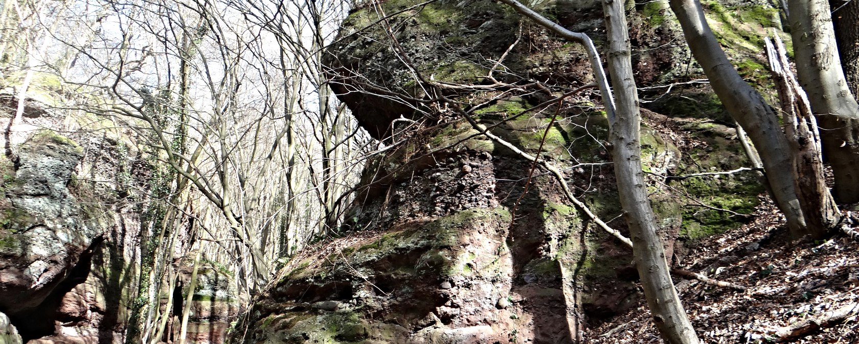 C'est ici que l'on trouve le coup de pied du diable, © Karl-Heinz Rosenzweig, Der-eifelyeti.de, © Der-eifelyeti.de