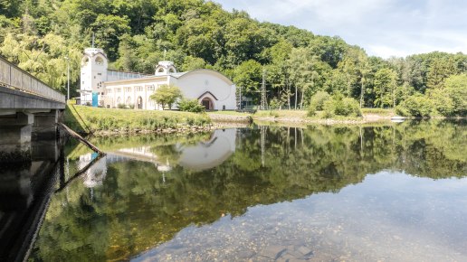 Centrale hydroélectrique de style Art nouveau près de Heimbach, © Eifel-Tourismus GmbH, AR, shapefruit AG