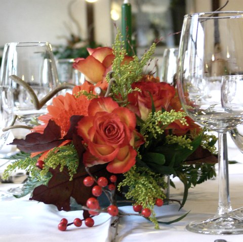table dress&eacute;e, &copy; Restaurant Talschenke