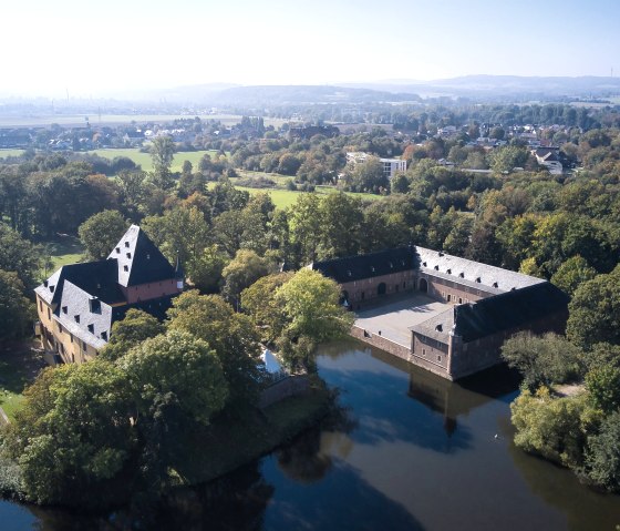 Schloss Burgau von oben, © VOTH 3D-Touren