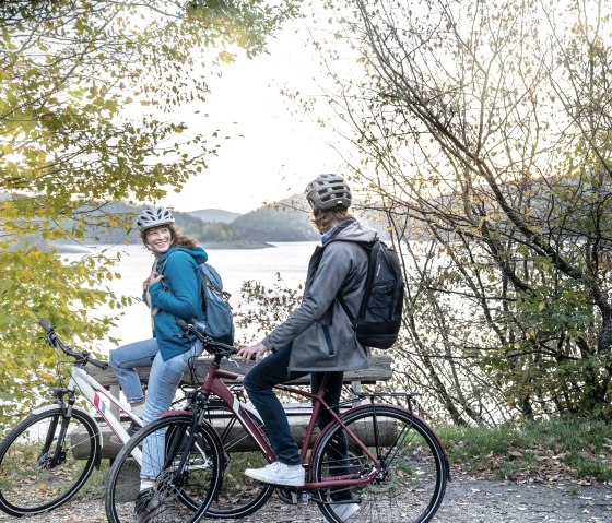 Radfahren am Rursee, &copy; Dennis Stratmann | Gr&uuml;nmetropole e.V.