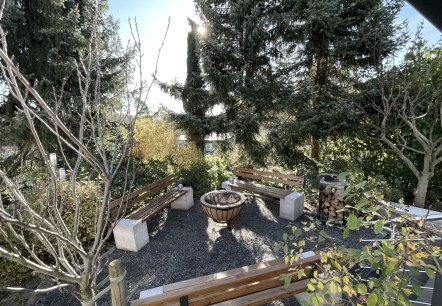 Feuerplatz im Garten, &copy; Kathrin van Gumpel