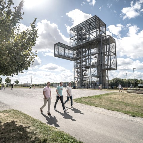 Der st&auml;hlerne Riese Indemann im Kreis D&uuml;ren., &copy; Dennis Stratmann | Kreis D&uuml;ren