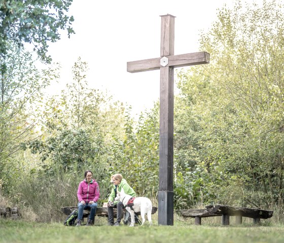 Gipfelkreuz auf der Sophienh&ouml;he, &copy; Dennis Stratmann | Kreis D&uuml;ren
