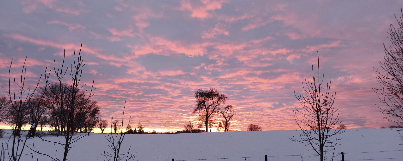 Abendgl&uuml;hen Schnee (co) Thei&szlig;en-Braun